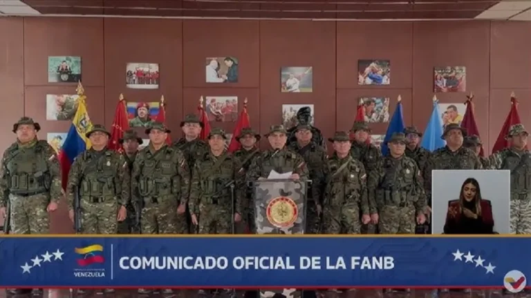 Militares da Venezuela reconhecem Delcy Rodríguez como presidente interina