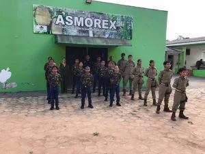 Comandante do 9º BPM participa de atividades do Projeto Protetores Ambientais Mirins em Machadinho d’Oeste