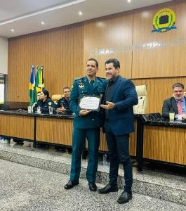 SOLENIDADE DE ENTREGA DO TÍTULO DE CIDADÃO HONORÁRIO AO TENENTE-CORONEL PM AMORIM